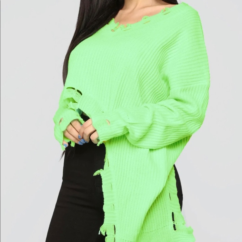 Fashion Nova Distress Sweater